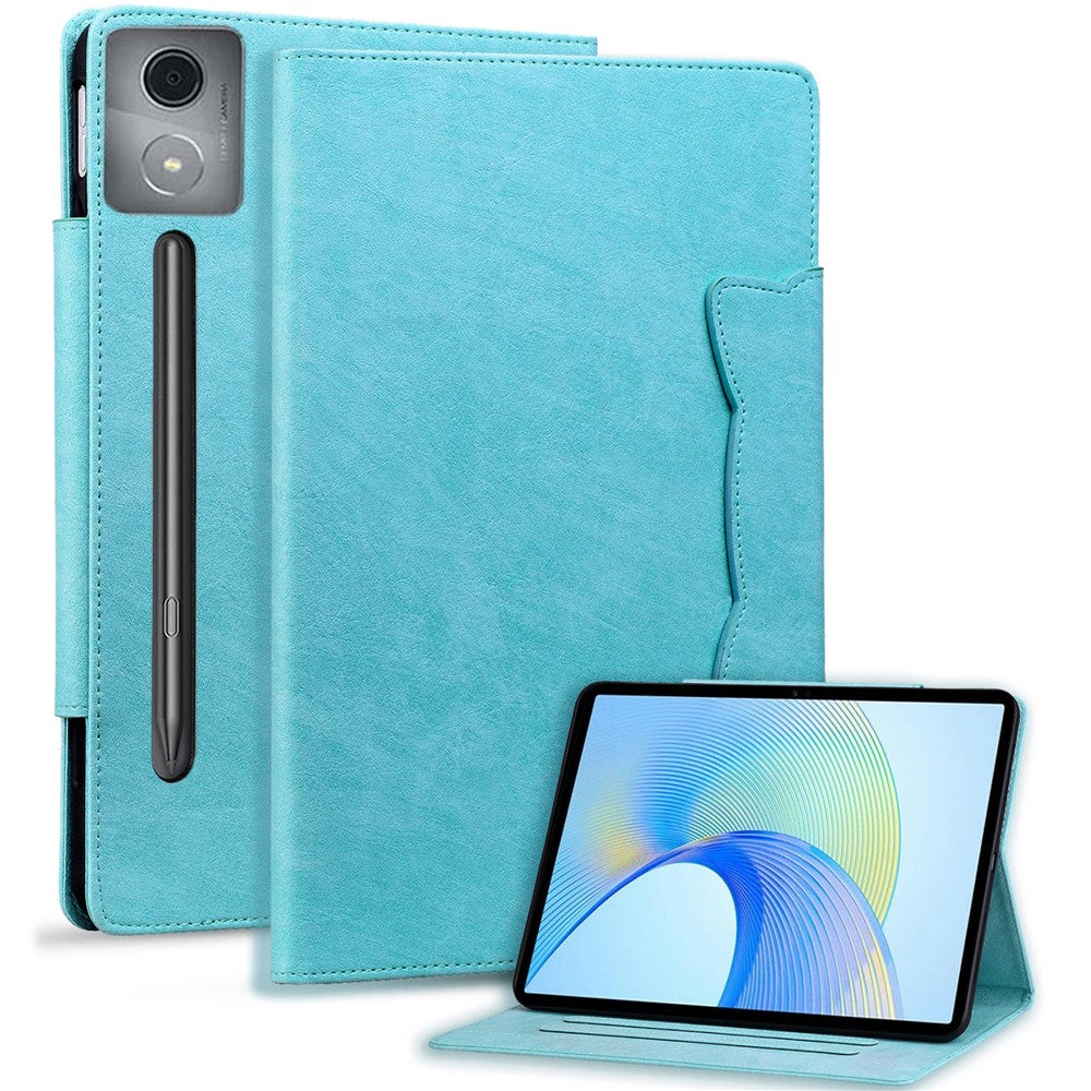 For Lenovo Xiaoxin Pad Pro 12.7 inch Case Cat Buckle Closure Leather Protective Stand Cover