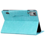 For Lenovo Xiaoxin Pad Pro 12.7 inch Case Cat Buckle Closure Leather Protective Stand Cover