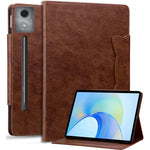 For Lenovo Xiaoxin Pad Pro 12.7 inch Case Cat Buckle Closure Leather Protective Stand Cover
