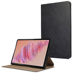 Lenovo Tab Plus stativfodral reptåligt PU-läder surfplatta med fällbart lock