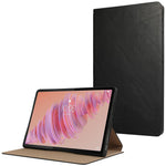 Lenovo Tab Plus stativfodral reptåligt PU-läder surfplatta med fällbart lock