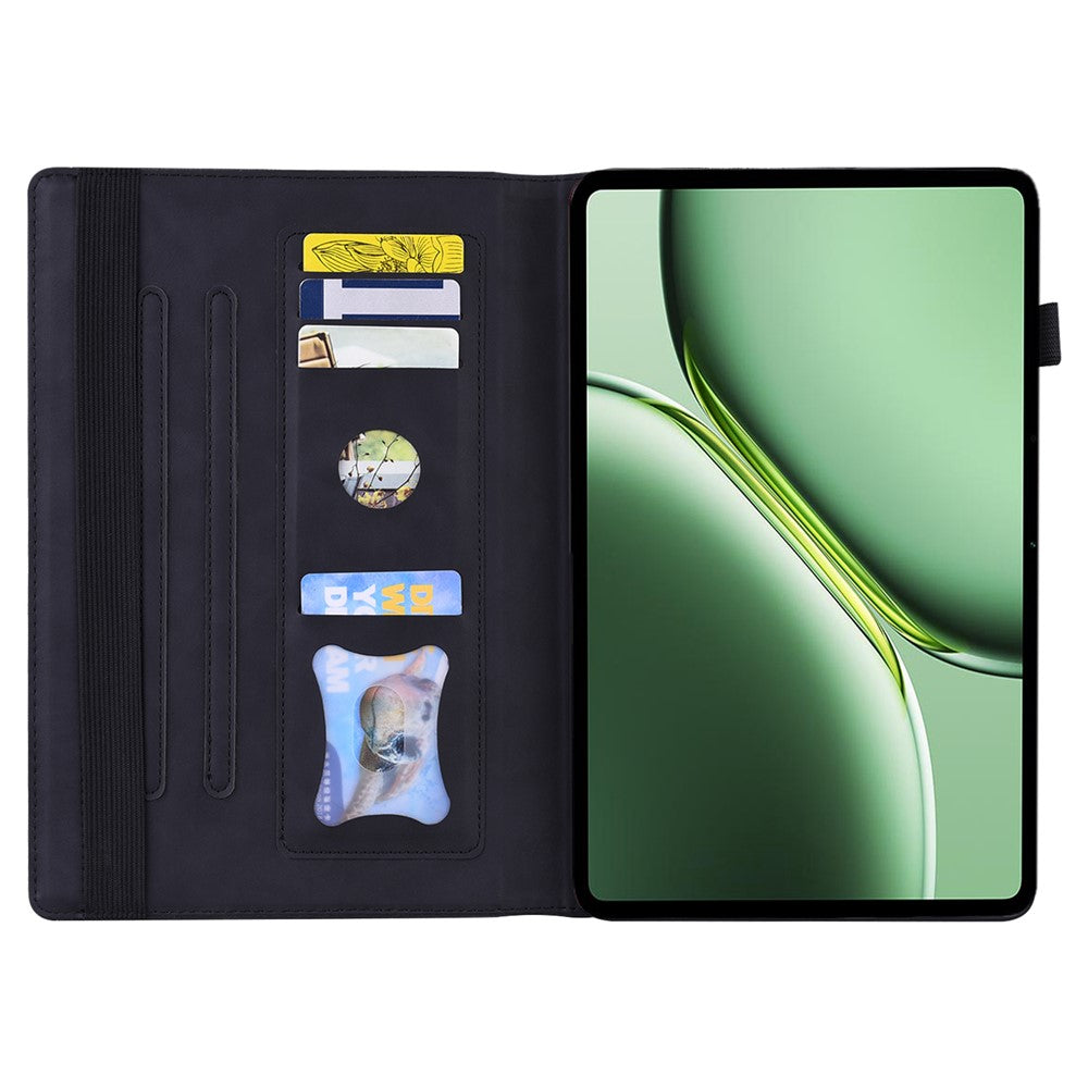 For OnePlus Pad 2 / Pad Pro Case PU Leather Business Folio Protective Tablet Cover Card Holder