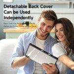 DUX DUCIS Magi Series for Samsung Galaxy Tab S9+ / S9 FE+ Leather Case Origami Stand Auto Wake / Sleep Cover