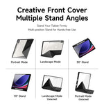 DUX DUCIS Magi Series for Samsung Galaxy Tab S9+ / S9 FE+ Leather Case Origami Stand Auto Wake / Sleep Cover