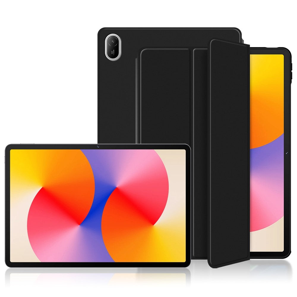 For Huawei MatePad SE 11 Case PU Leather TPU Back Full Protection Trifold Stand Tablet Cover