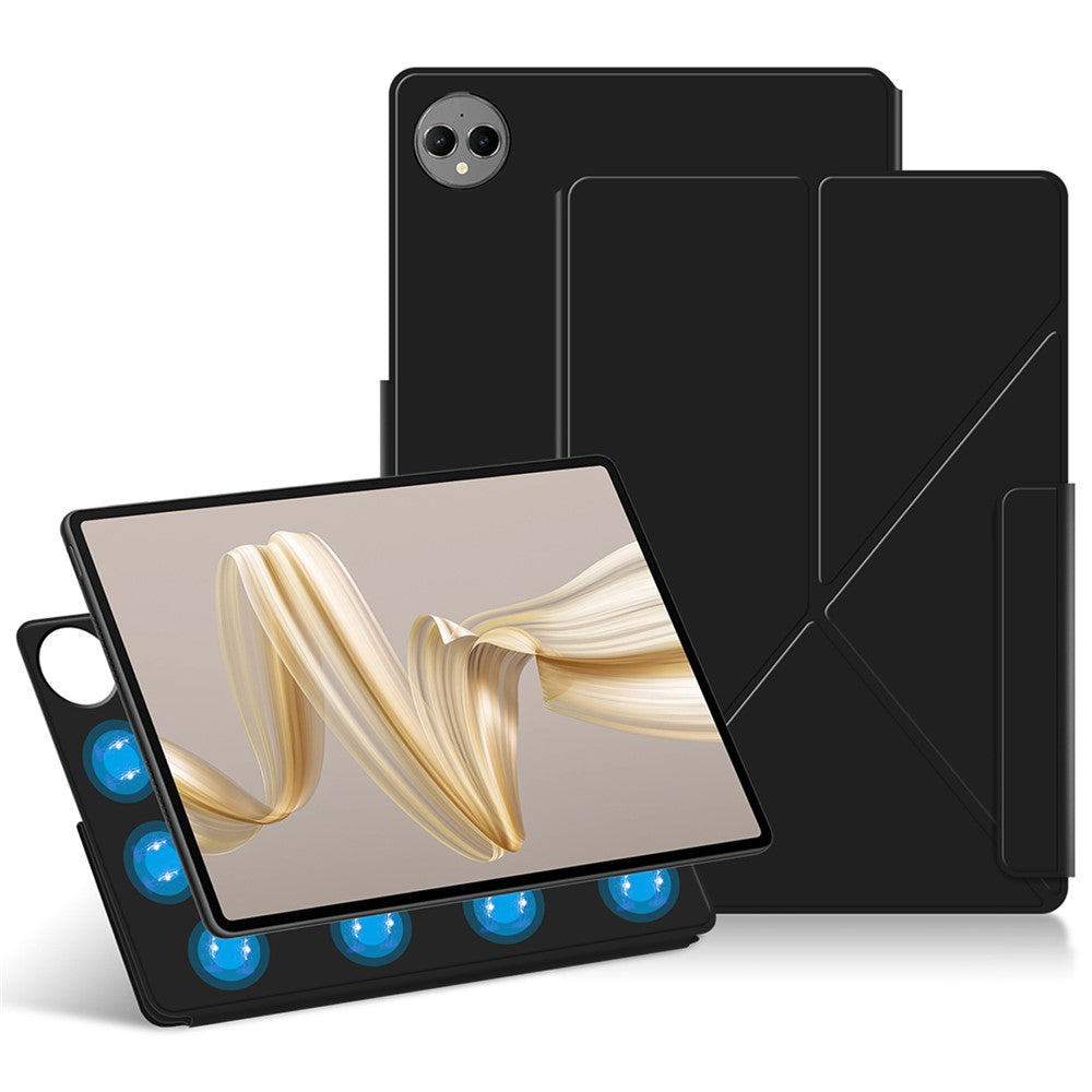 For Huawei MatePad Pro 12.2 (2024) Leather Case Origami Stand Magnetic Tablet Cover Auto Wake / Sleep