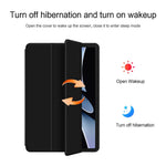 For Huawei MatePad Air (2024) Case PU Leather TPU Back Trifold Stand Tablet Cover