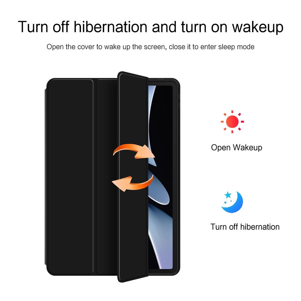 For Huawei MatePad Air (2024) Case PU Leather TPU Back Trifold Stand Tablet Cover