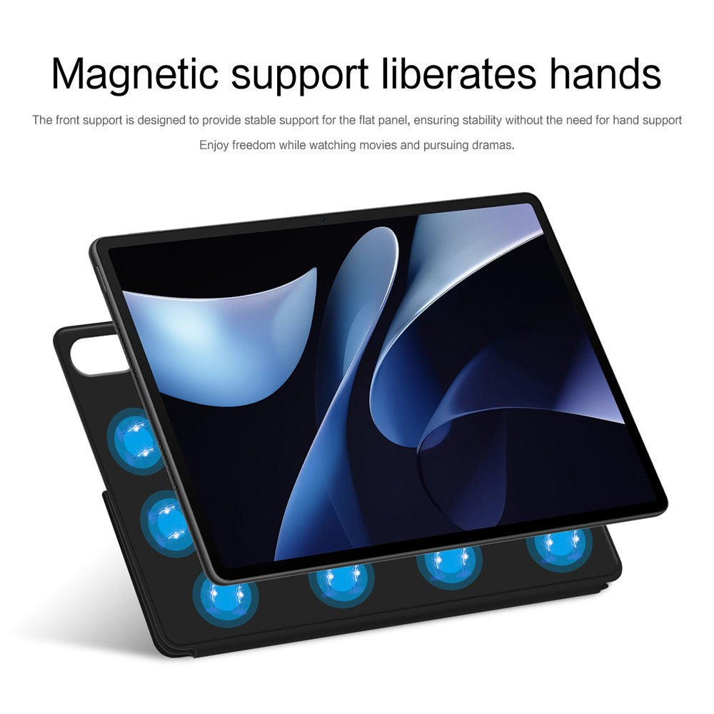 For Huawei MatePad Air (2024) Leather Case Origami Stand Magnetic Tablet Cover Auto Wake / Sleep