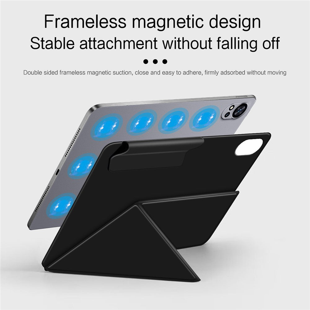 For Huawei MatePad Air (2024) Leather Case Origami Stand Magnetic Tablet Cover Auto Wake / Sleep