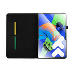 For Lenovo Xiaoxin Pad Pro 12.7 inch Leather Case Card Holder Cloth Texture Tablet Stand Cover