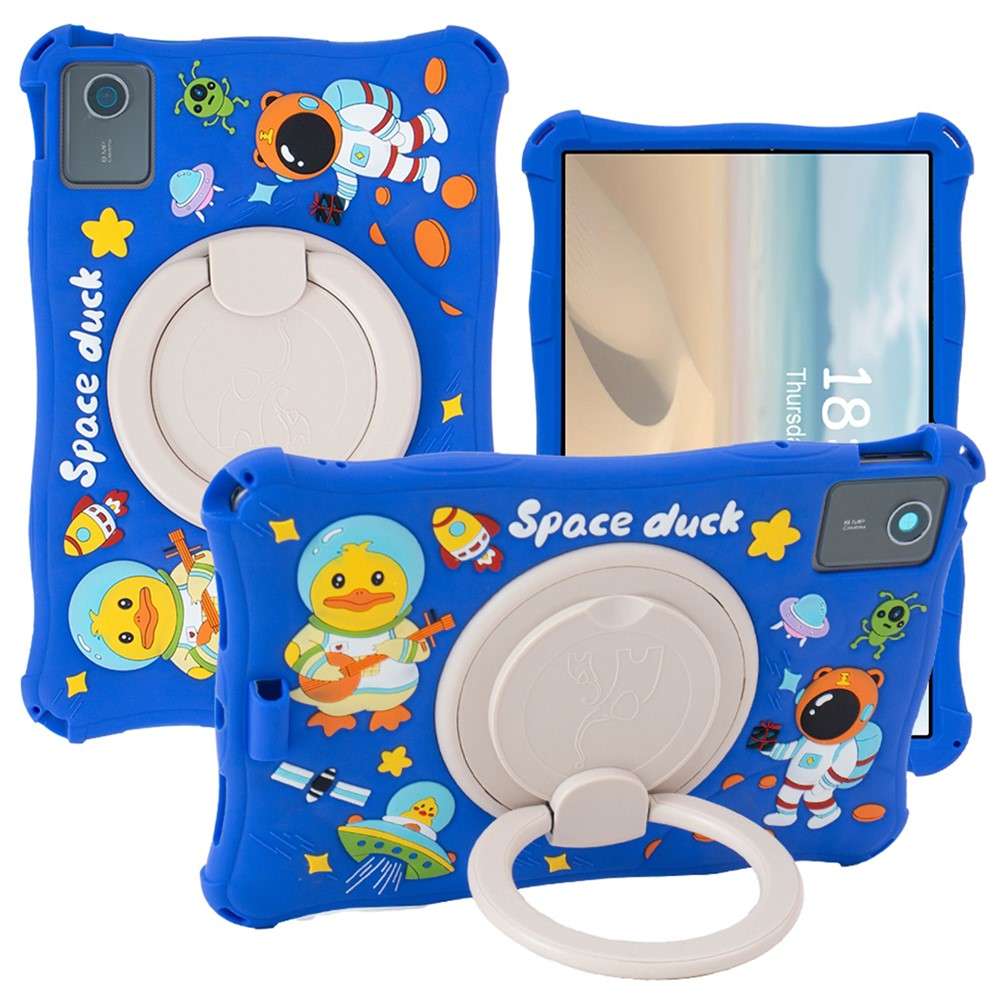 For Lenovo Tab M11 TB330FU / 331FC / Xiaoxin Pad 11 2024 Case Kickstand Cartoon Silicone Tablet Cover