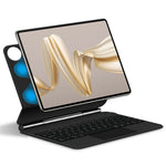 For Huawei MatePad Pro 12.2 (2024) Magnetic Floating Bluetooth-compatible Keyboard + Leather Tablet Case
