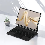 For Huawei MatePad Pro 12.2 (2024) Magnetic Floating Bluetooth-compatible Keyboard + Leather Tablet Case