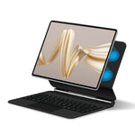 For Huawei MatePad Pro 12.2 (2024) Magnetic Floating Bluetooth-compatible Keyboard + Leather Tablet Case