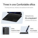 For Huawei MatePad Air (2024) Magnetic Floating Bluetooth-compatible Keyboard + Leather Tablet Case