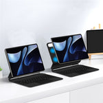 For Huawei MatePad Air (2024) Magnetic Floating Bluetooth-compatible Keyboard + Leather Tablet Case