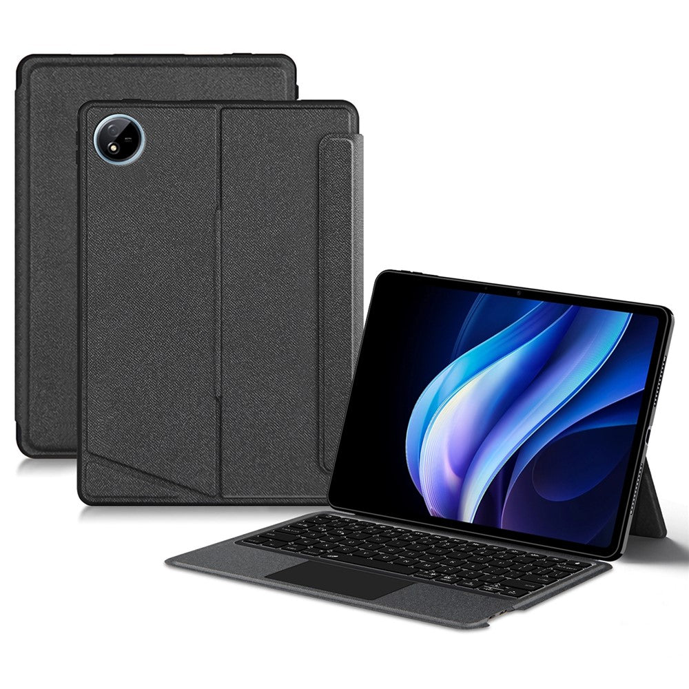 For vivo Pad3 Leather Case + Bluetooth-compatible Keyboard with Backlight Trackpad