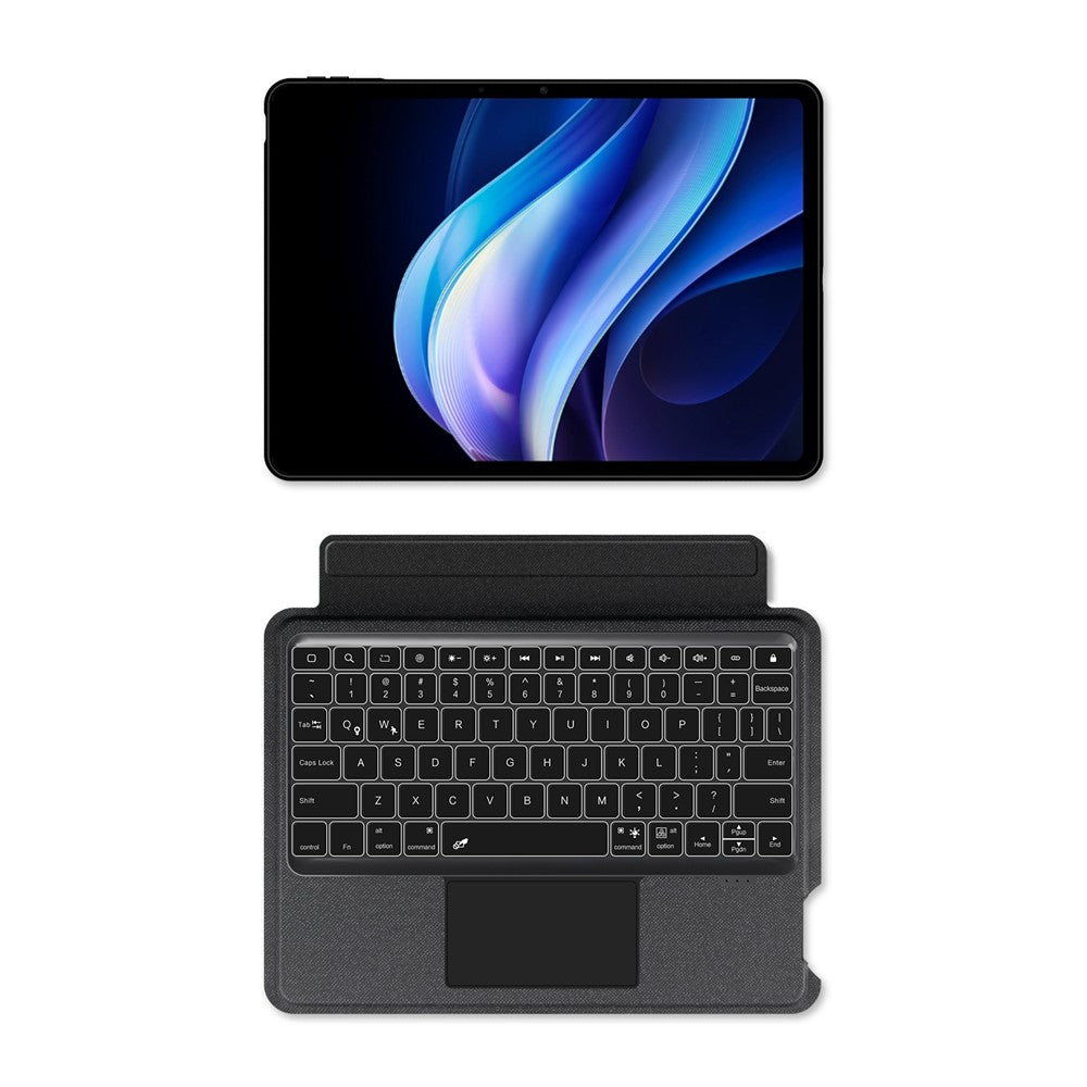 For vivo Pad3 Leather Case + Bluetooth-compatible Keyboard with Backlight Trackpad