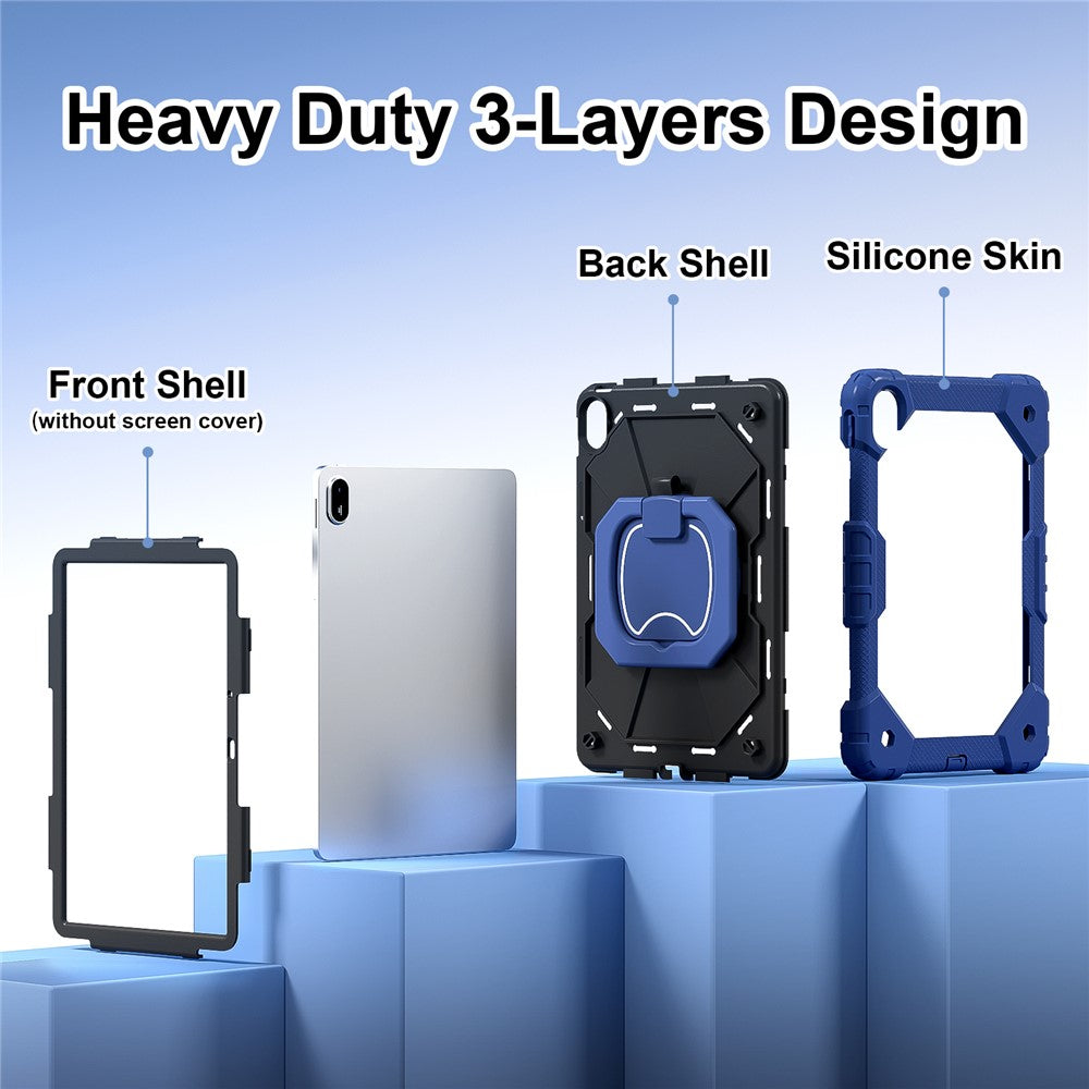 For Huawei MatePad SE 11 Kickstand Case Silicone+PC Tablet Cover
