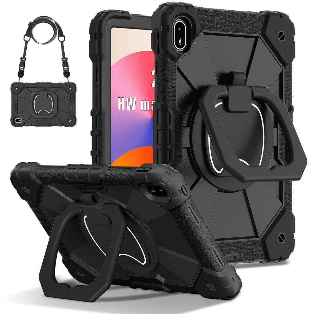For Huawei MatePad SE 11 Kickstand Case Silicone+PC Tablet Cover