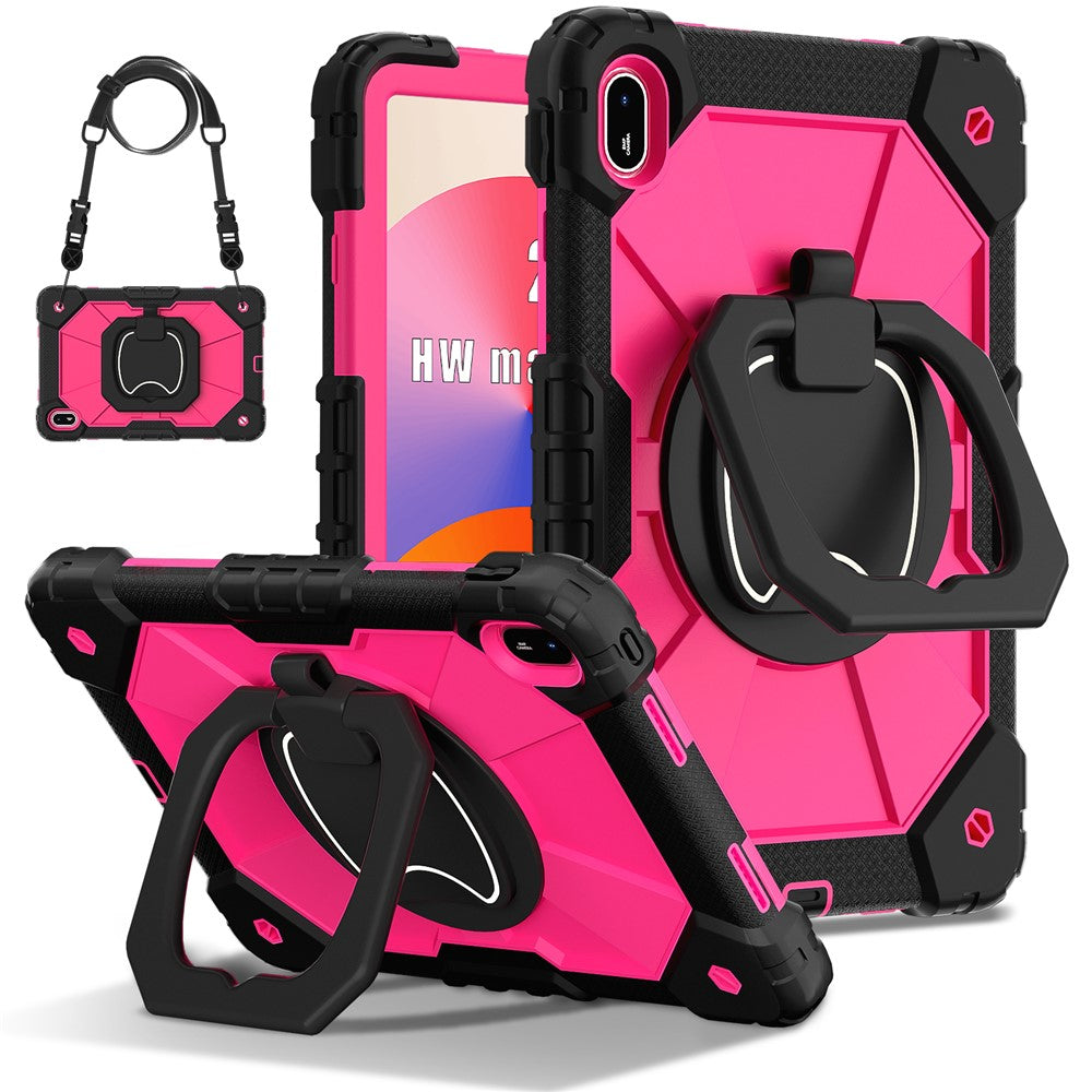 For Huawei MatePad SE 11 Kickstand Case Silicone+PC Tablet Cover