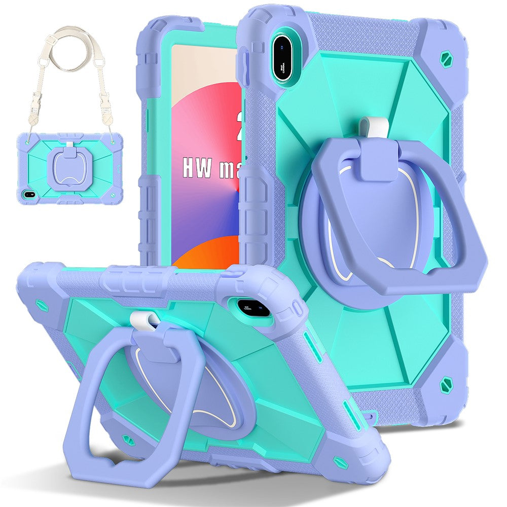 For Huawei MatePad SE 11 Kickstand Case Silicone+PC Tablet Cover