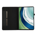For Huawei MatePad Pro 12.2 (2024) Leather Case Card Holder Cloth Texture Tablet Stand Cover