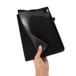 For Huawei MatePad Pro 12.2 (2024) Leather Case Card Holder Cloth Texture Tablet Stand Cover