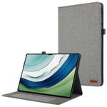 For Huawei MatePad Pro 12.2 (2024) Leather Case Card Holder Cloth Texture Tablet Stand Cover
