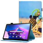 PU Leather Stand Tablet Case for Lenovo Tab M10 Plus (3rd Gen) / Xiaoxin Pad 2022 10.6 inch, Stitching Pattern Printing Card Holder Cover
