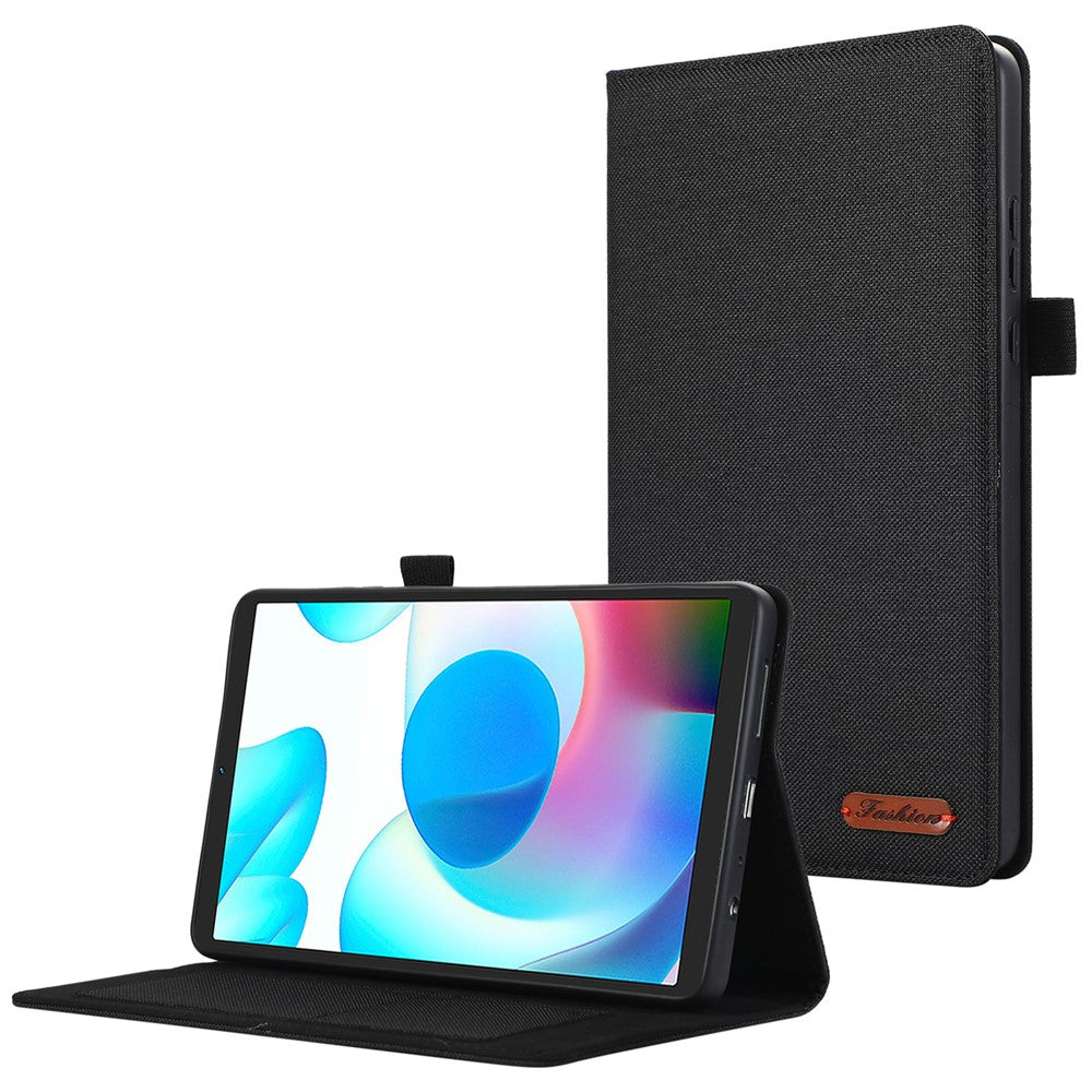 For Xiaomi Redmi Pad SE 4G 8.7 inch Leather Case Card Holder Cloth Texture Tablet Stand Cover