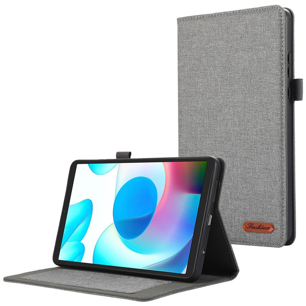 For Xiaomi Redmi Pad SE 4G 8.7 inch Leather Case Card Holder Cloth Texture Tablet Stand Cover
