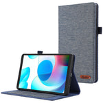 For Xiaomi Redmi Pad SE 4G 8.7 inch Leather Case Card Holder Cloth Texture Tablet Stand Cover