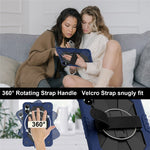 For Xiaomi Redmi Pad Pro 5G / Pad Pro / Poco Pad 4G Case Kickstand Silicone+PC Tablet Cover with Shoulder Strap