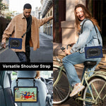 For Xiaomi Redmi Pad Pro 5G / Pad Pro / Poco Pad 4G Case Kickstand Silicone+PC Tablet Cover with Shoulder Strap