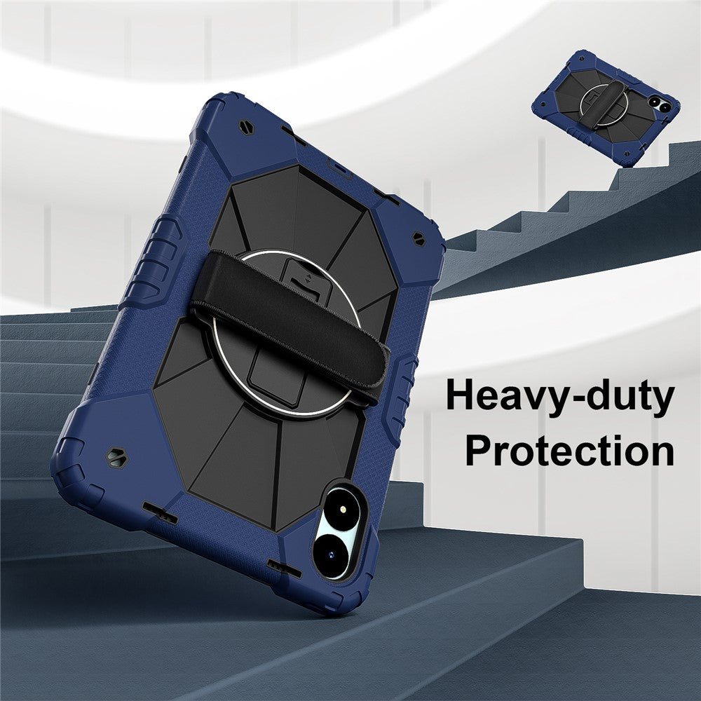 For Xiaomi Redmi Pad Pro 5G / Pad Pro / Poco Pad 4G Case Kickstand Silicone+PC Tablet Cover with Shoulder Strap