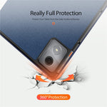 DUX DUCIS Domo Series for Lenovo Tab K11 Plus Case Tri-fold Stand Leather Cover Auto Wake / Sleep