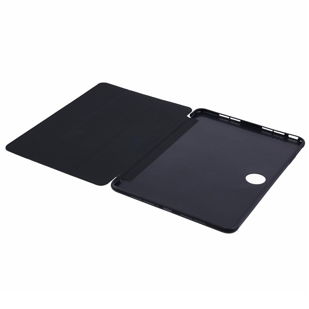For OnePlus Pad 2 Case PU Leather+Silicone Tri-Fold Stand Tablet Cover