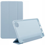 For Xiaomi Redmi Pad SE 4G 8.7 inch Case PU Leather+Silicone Tri-Fold Stand Tablet Cover