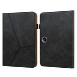 For OnePlus Pad 2 / Pad Pro Case Line Imprinted PU Leather Card Holder Tablet Stand Cover