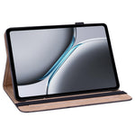For OnePlus Pad 2 / Pad Pro Case Line Imprinted PU Leather Card Holder Tablet Stand Cover