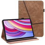 For Xiaomi Redmi Pad Pro / Pro 5G / Poco Pad 4G Case Line Imprinted PU Leather Card Holder Tablet Stand Cover