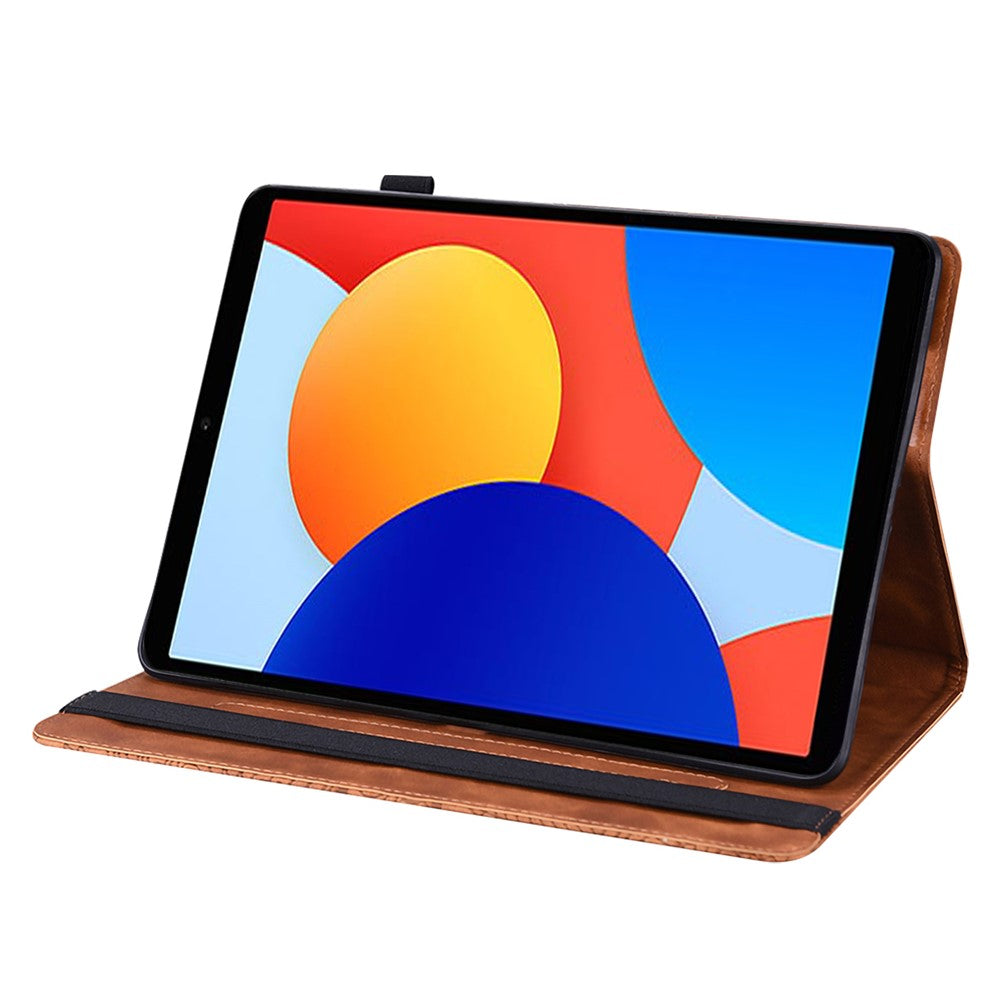 For Xiaomi Redmi Pad SE 4G 8.7 inch Case Peacock Flower Pattern Card Holder Leather Tablet Cover