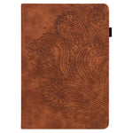 For Xiaomi Redmi Pad SE 4G 8.7 inch Case Peacock Flower Pattern Card Holder Leather Tablet Cover