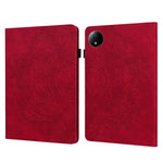 For Xiaomi Redmi Pad SE 4G 8.7 inch Case Peacock Flower Pattern Card Holder Leather Tablet Cover