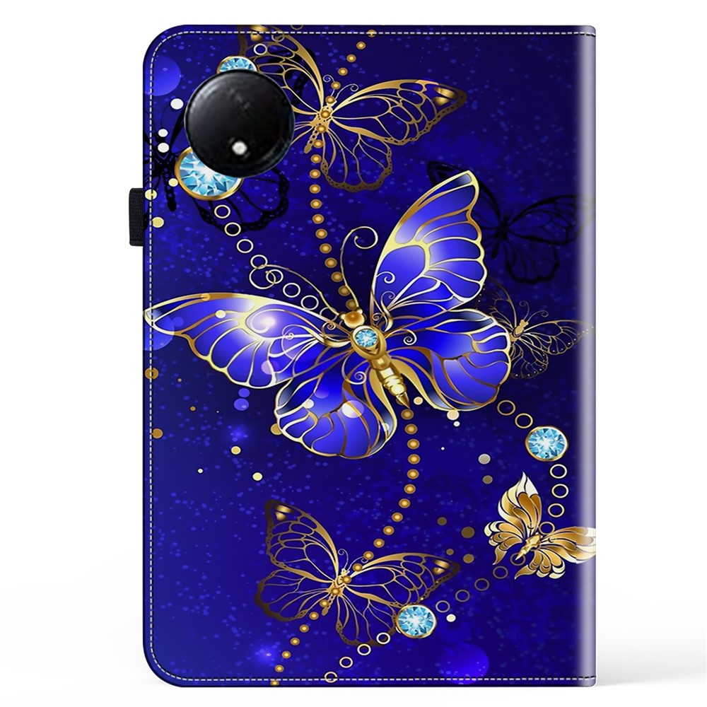 For Xiaomi Redmi Pad SE 4G 8.7 inch Case Pattern Printed Leather Tablet Cover with Card Slot