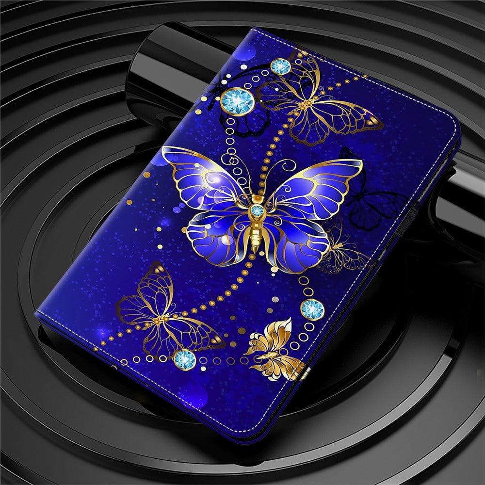 For Xiaomi Redmi Pad SE 4G 8.7 inch Case Pattern Printed Leather Tablet Cover with Card Slot