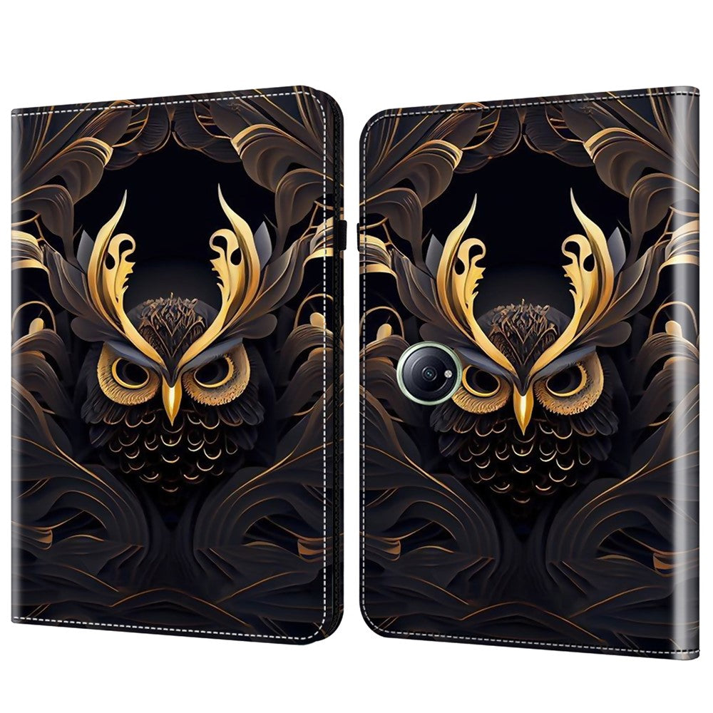 Til OnePlus Pad 2 / Pad Pro Cover Flip Stand Læder Tablet Cover Mønster Trykt