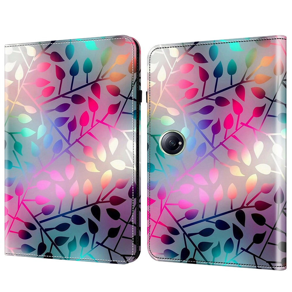 Til OnePlus Pad 2 / Pad Pro Cover Flip Stand Læder Tablet Cover Mønster Trykt